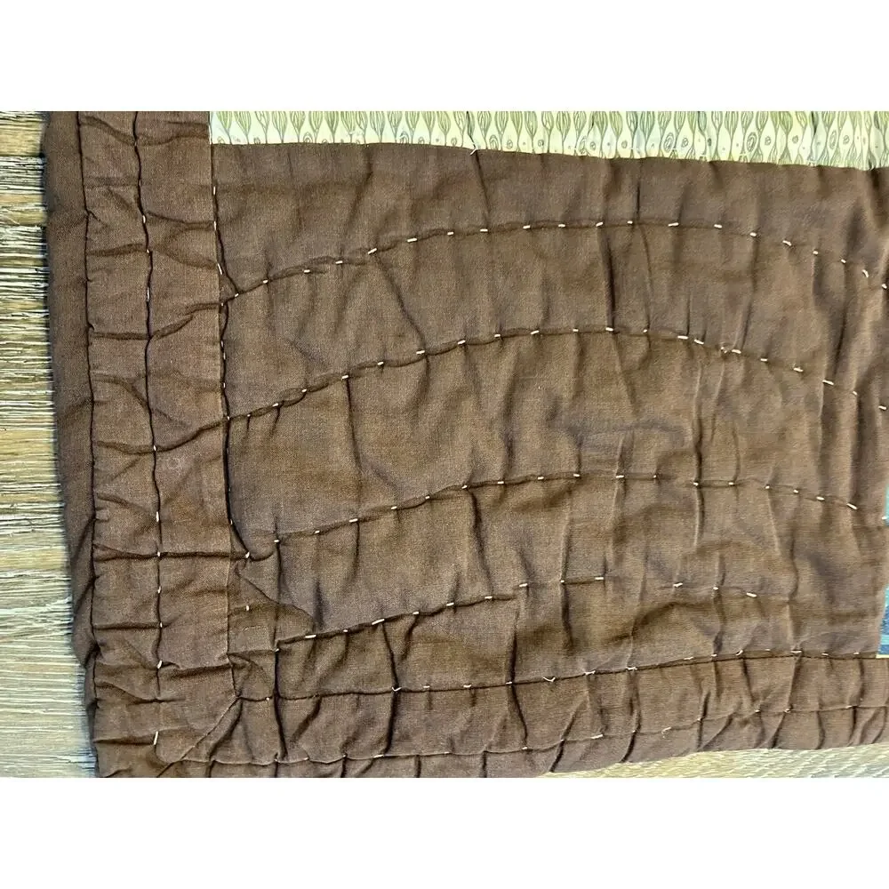 Pottery Barn Teen Patchwork Quilted Standard Pillow‎ Cover Sham 20x26 Boho